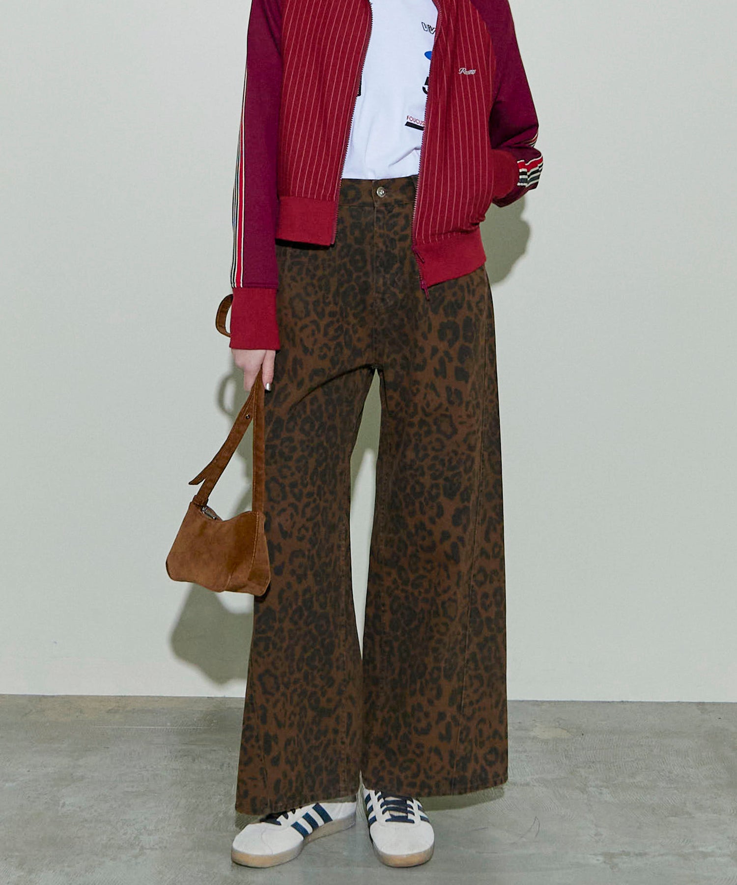 [24Autumn PRE-ORDER] Leopard Wide Strait Pants