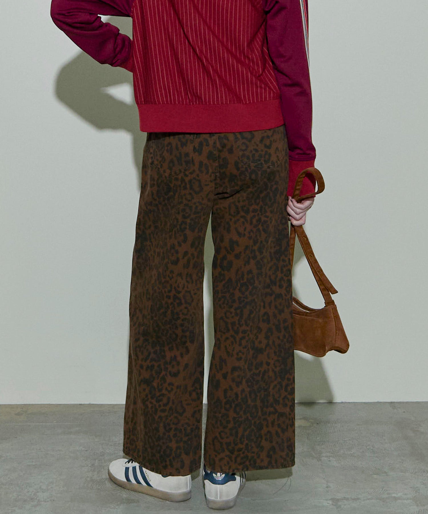 [24Autumn PRE-ORDER] Leopard Wide Strait Pants