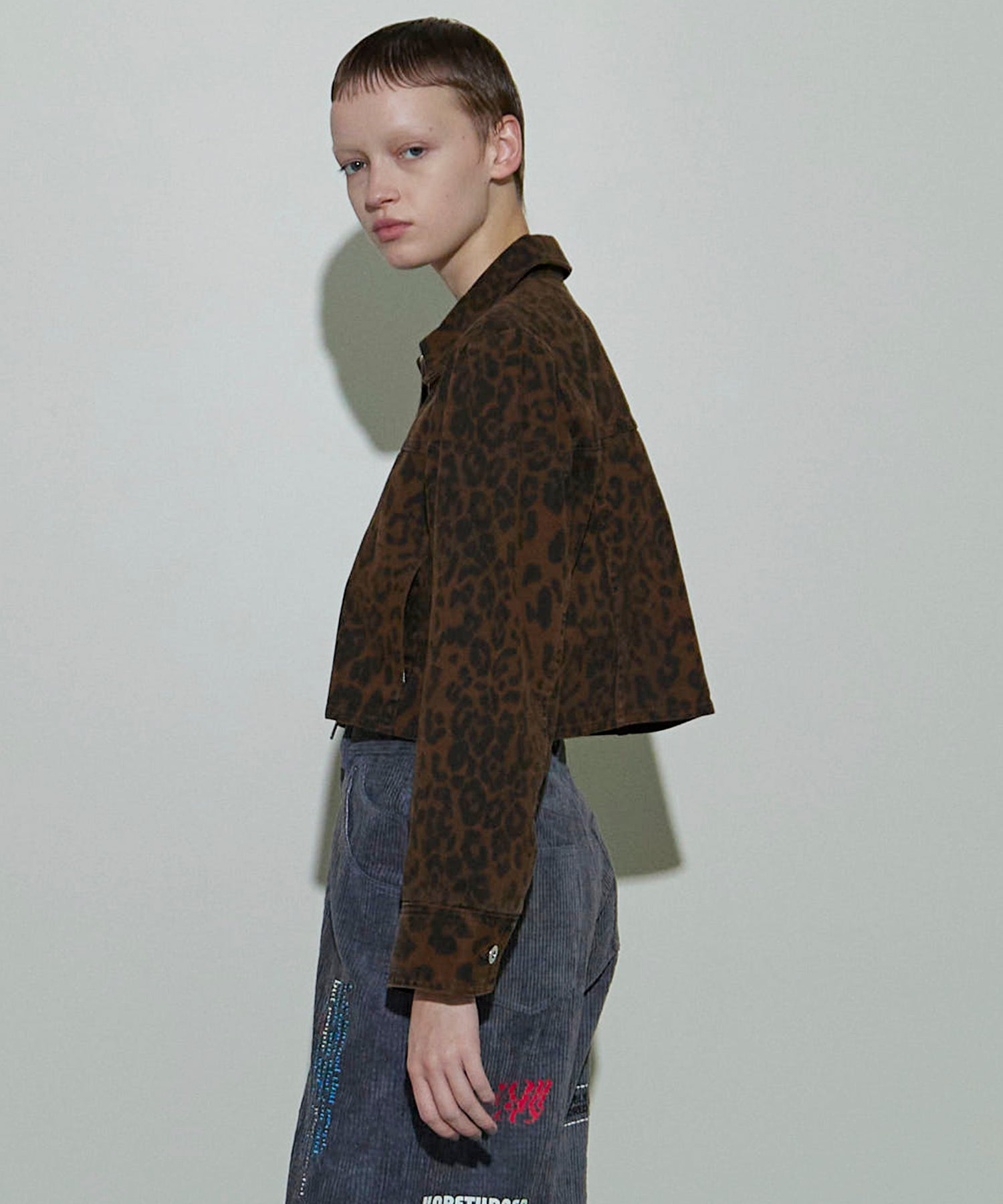 Leopard Compact Silhouette Jacket