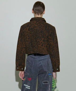 [24Autumn PRE-ORDER] Leopard Compact Silhouette Jacket