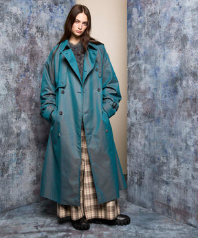 120/2/2/2/2/2/SUVIN Cotton Gabardine Prime-Over Trench Coat