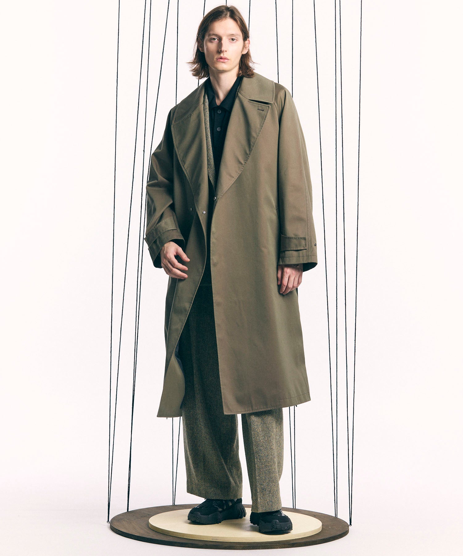 120/2/2 Suvin Cotton Gabardine Prime-Over Ulster Coat