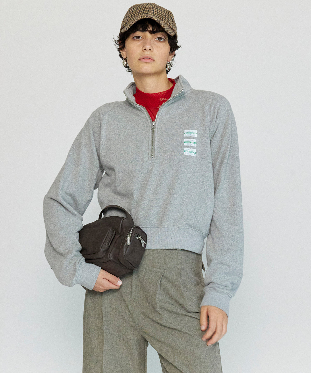 [24Autumn PRE-ORDER] Discus Collaboration Half Zip Sweatshirt