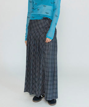 [24Autumn Pre-Order] LOW WAIST MAXI PLEATED SKIRT