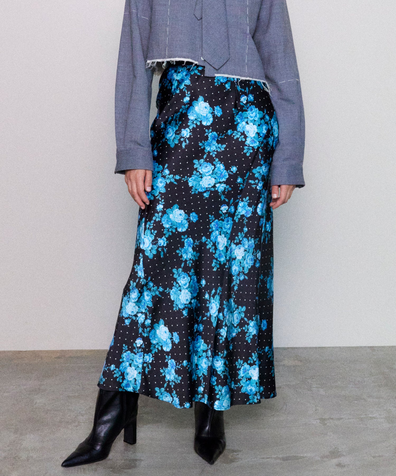 SALE】Flower Dot Mermaid Skirt