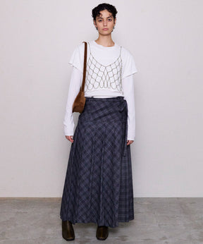 [24Autumn Pre-Order] LOW WAIST MAXI PLEATED SKIRT