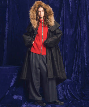 [24AW Pre-Order] SUPER140S Prime-Over Melton Balmachan Coat (Copy)