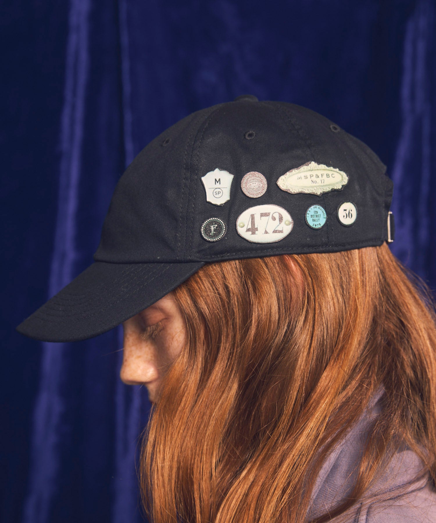 [Fish Born Chips Collaboration] Original Leather Patch Cap