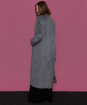 [24WINTER PRE-ORDER] Mohair Shaggy Long Coat