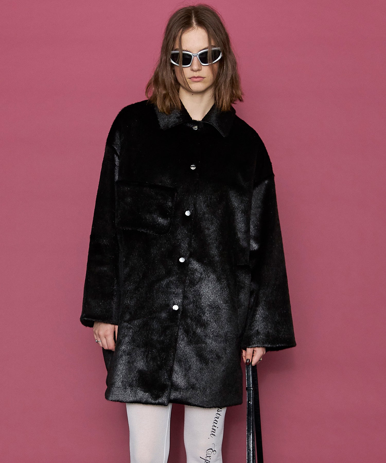 【24WINTER PRE-ORDER】Faux Fur Bal Collar Coat