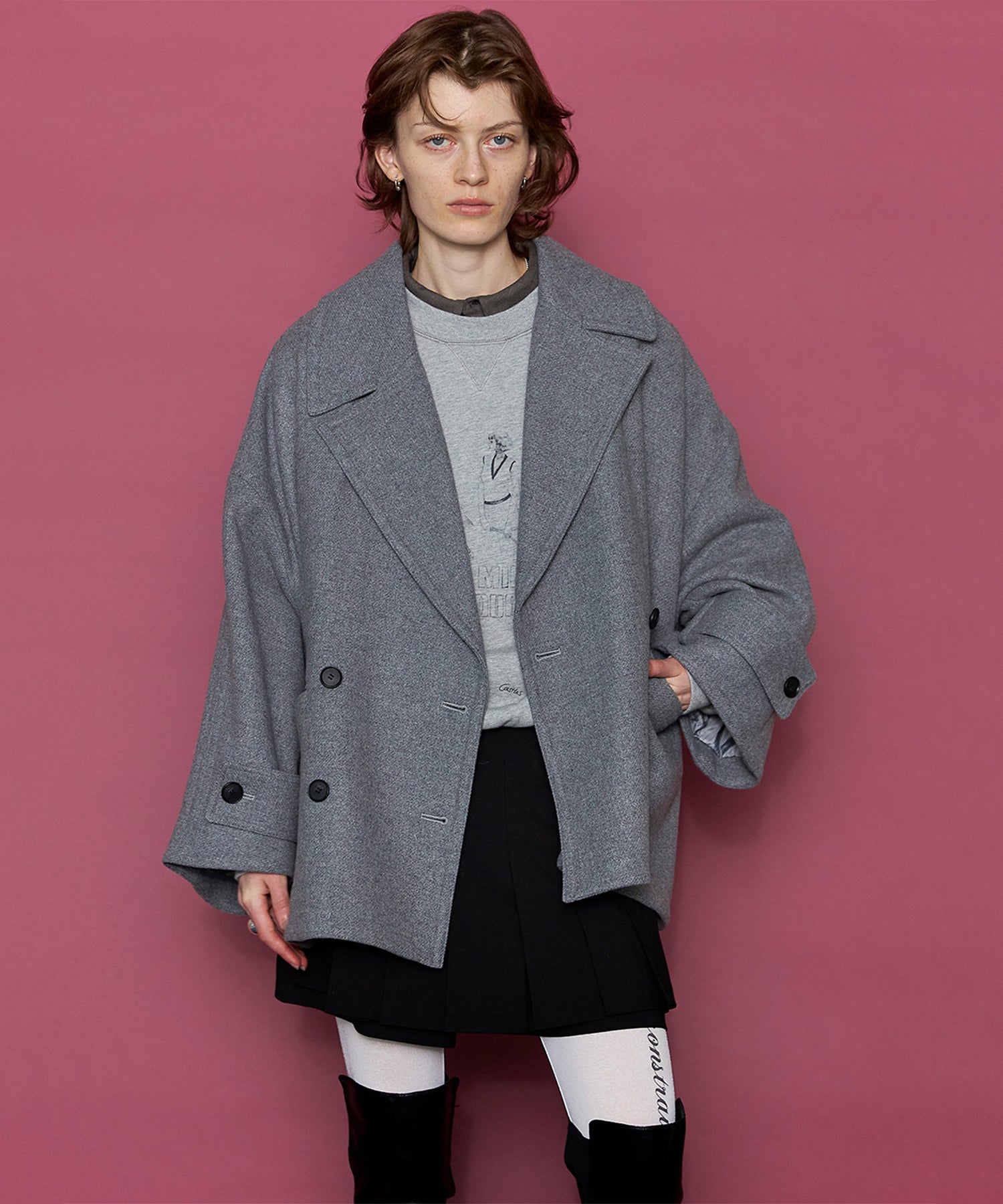 【24WINTER PRE-ORDER】Poncho Coat