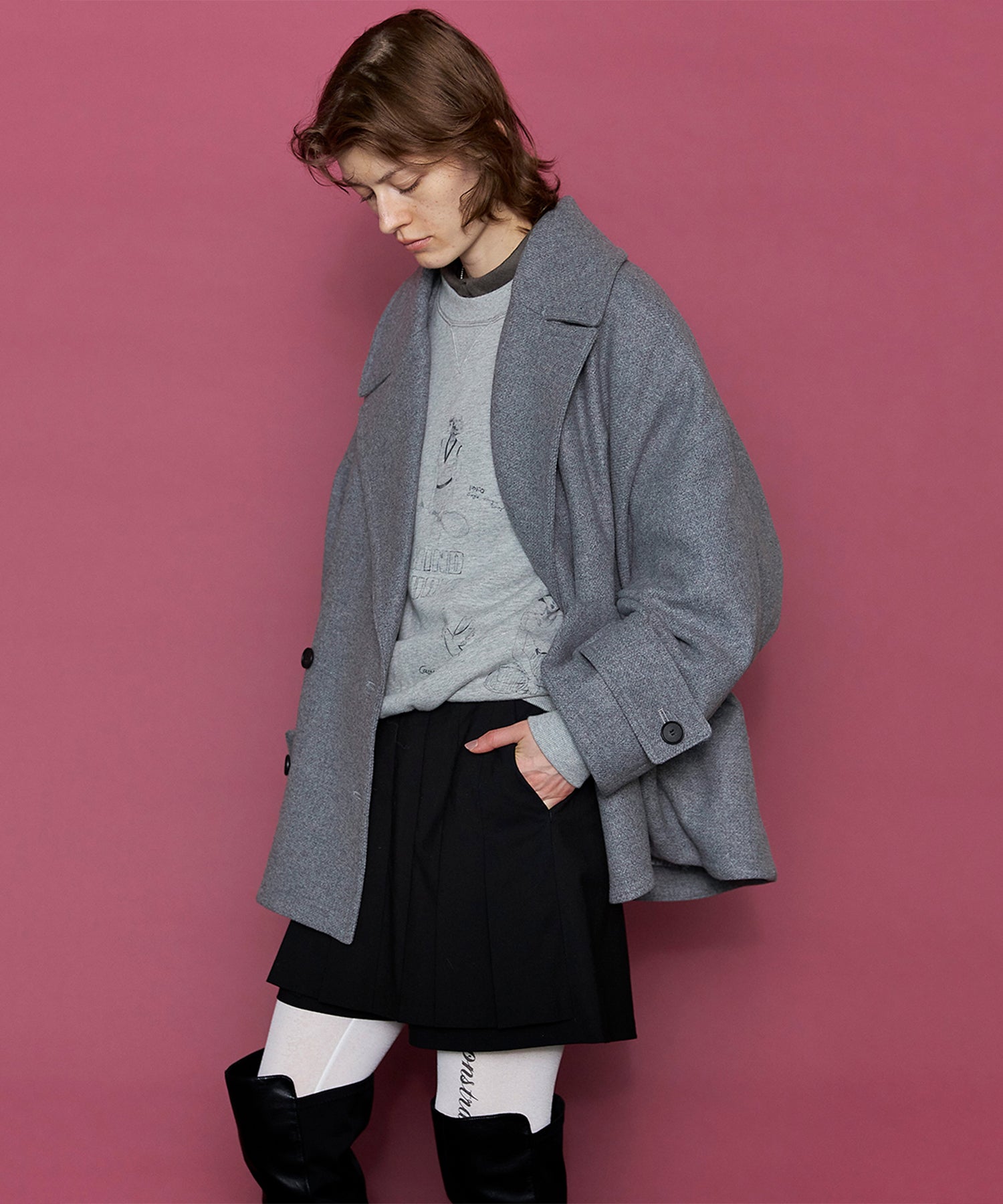 【24WINTER PRE-ORDER】Poncho Coat