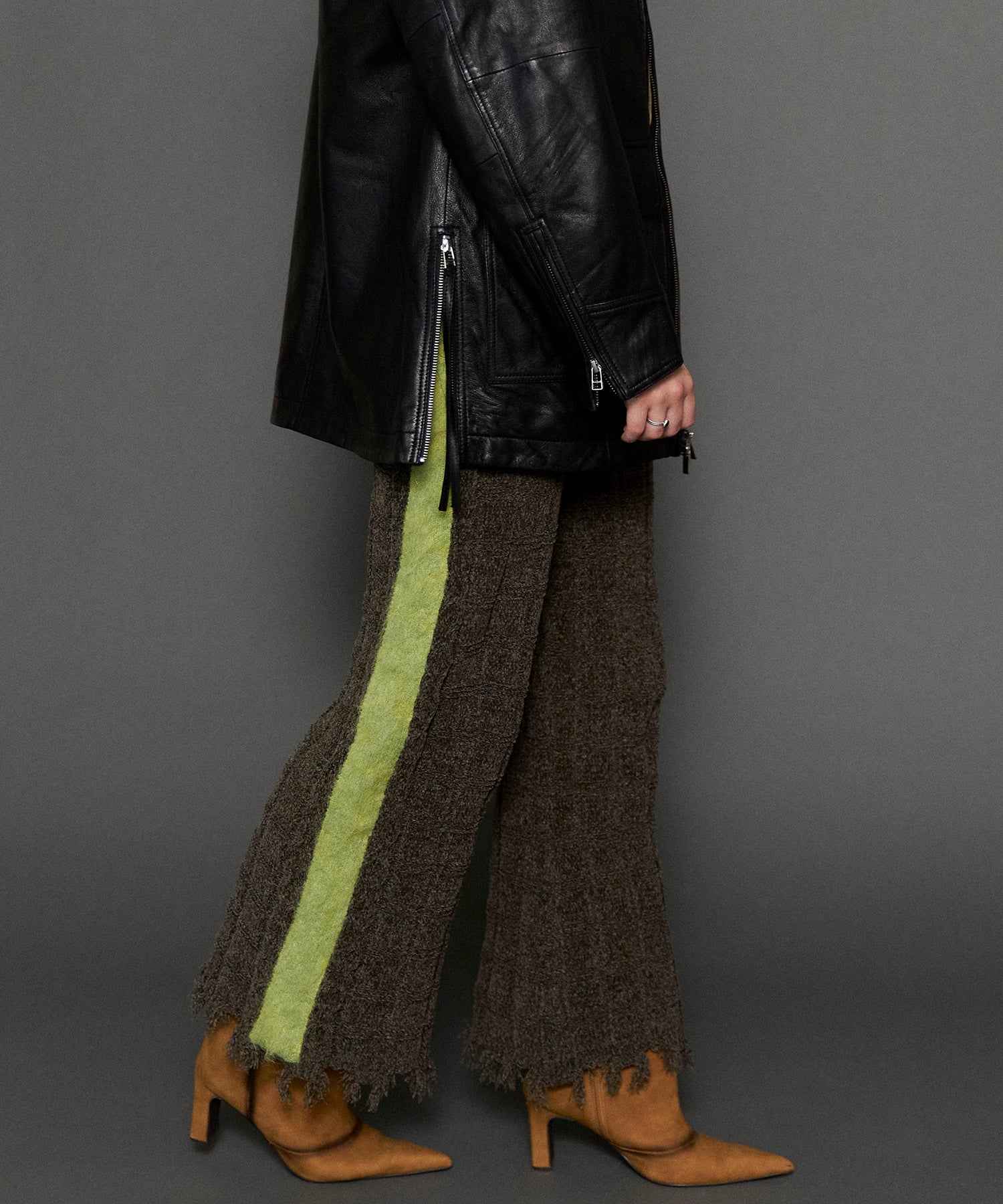 SALE】Kable Knitting Border Pants