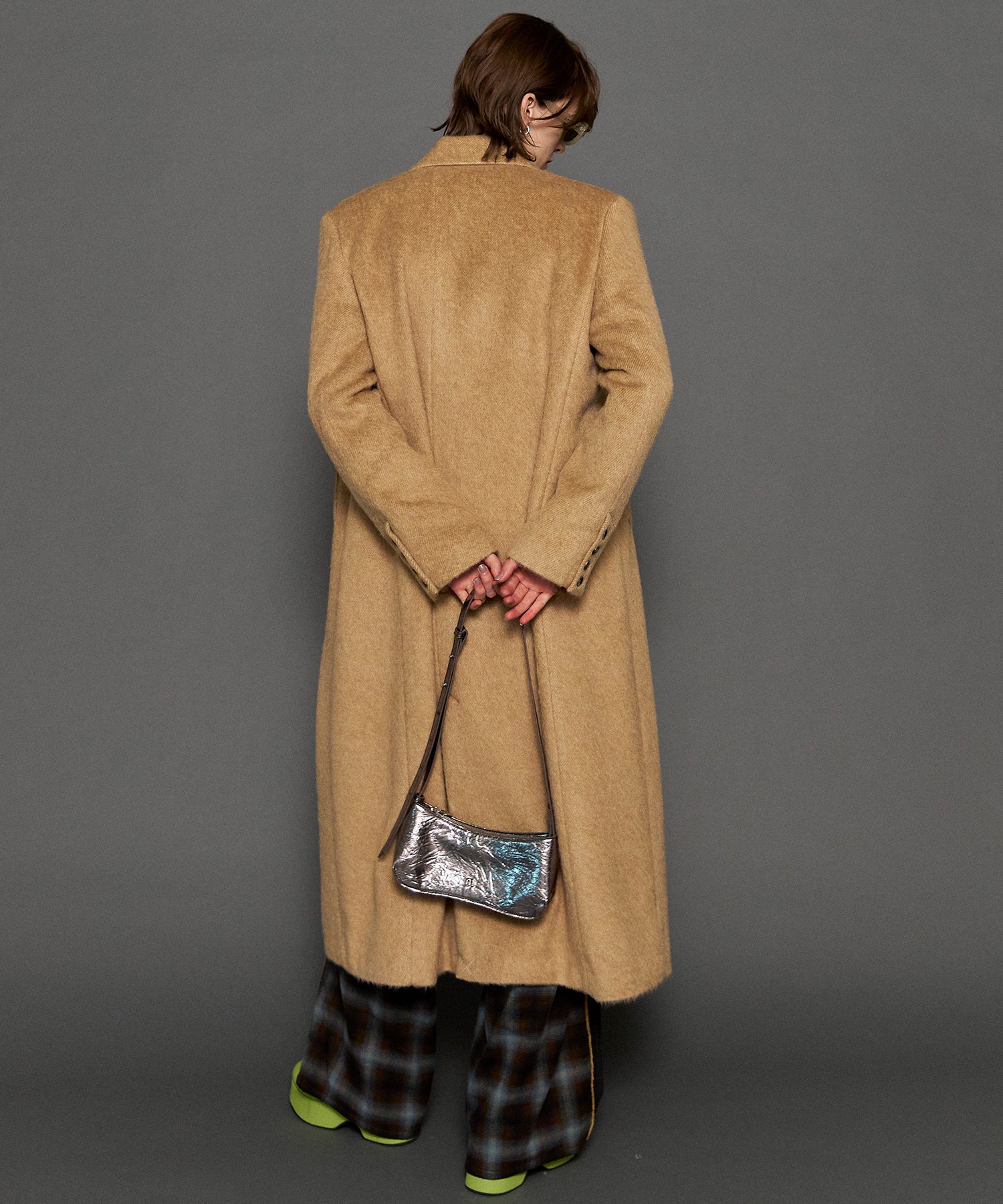 [24winter preoder] Mohair Shaggy Long Coat