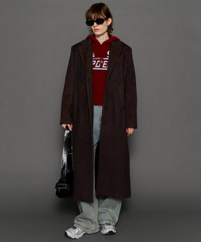 [24winter preoder] Mohair Shaggy Long Coat