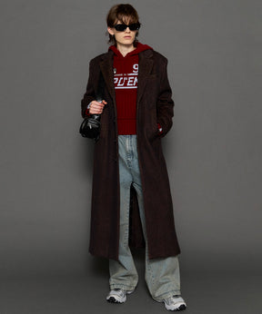 [24winter preoder] Mohair Shaggy Long Coat