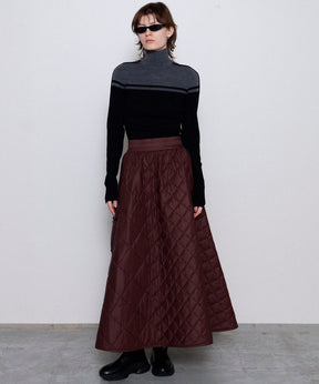 【24WINTER PRE-ORDER】2way Multi Quilted Skirt