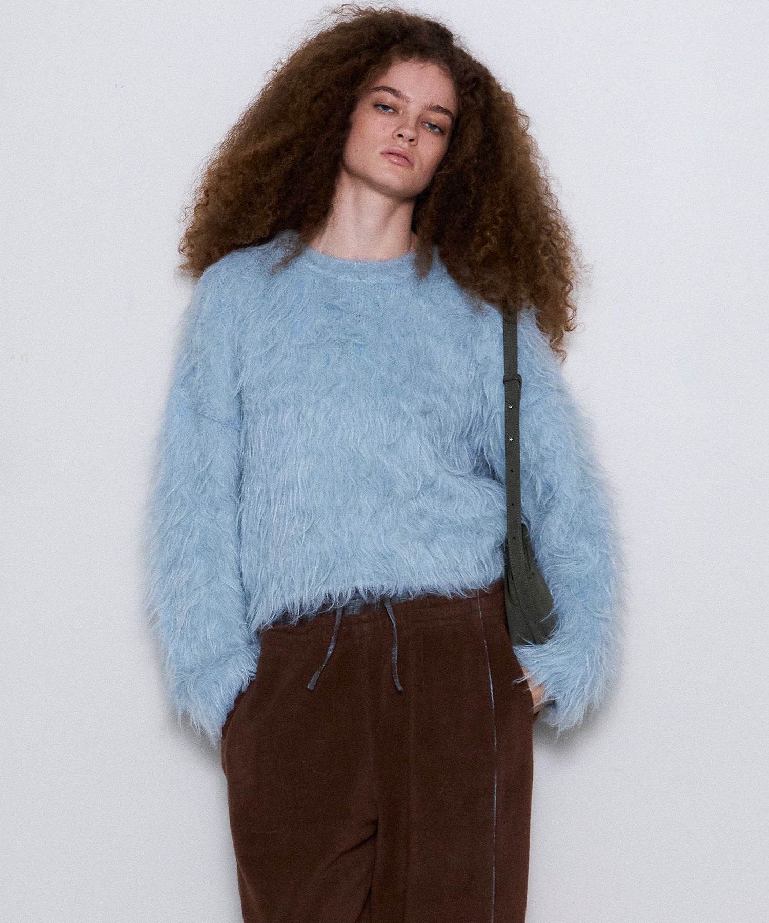 [24winter Pre-Order] Fluffy Shaggy Knit Pullover