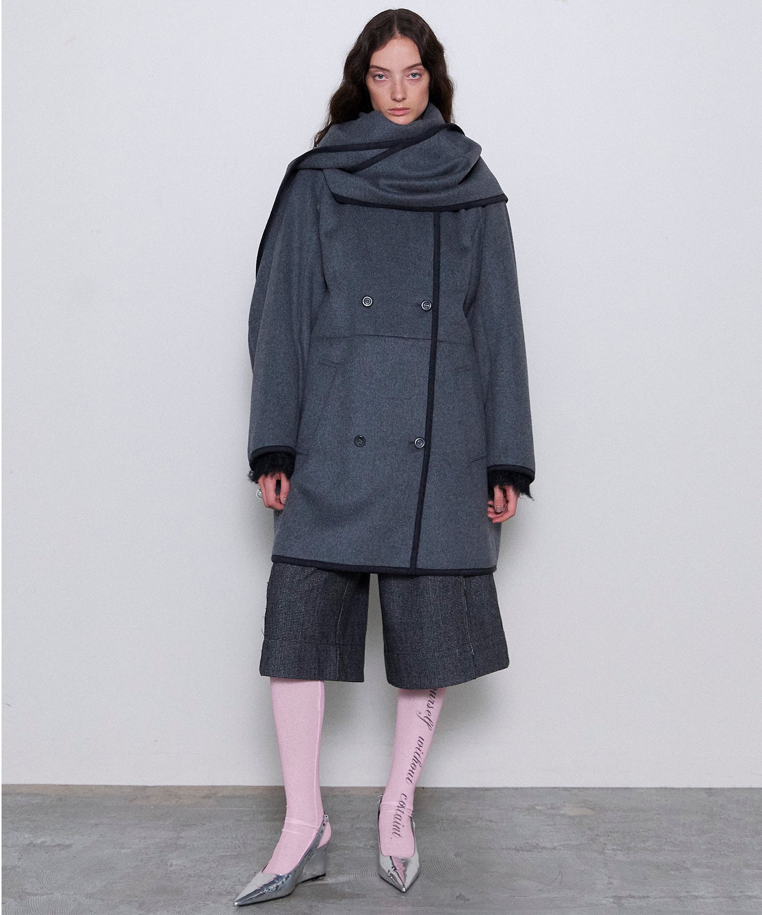 [24winter Pre-Order] with Muffler Tent Coat