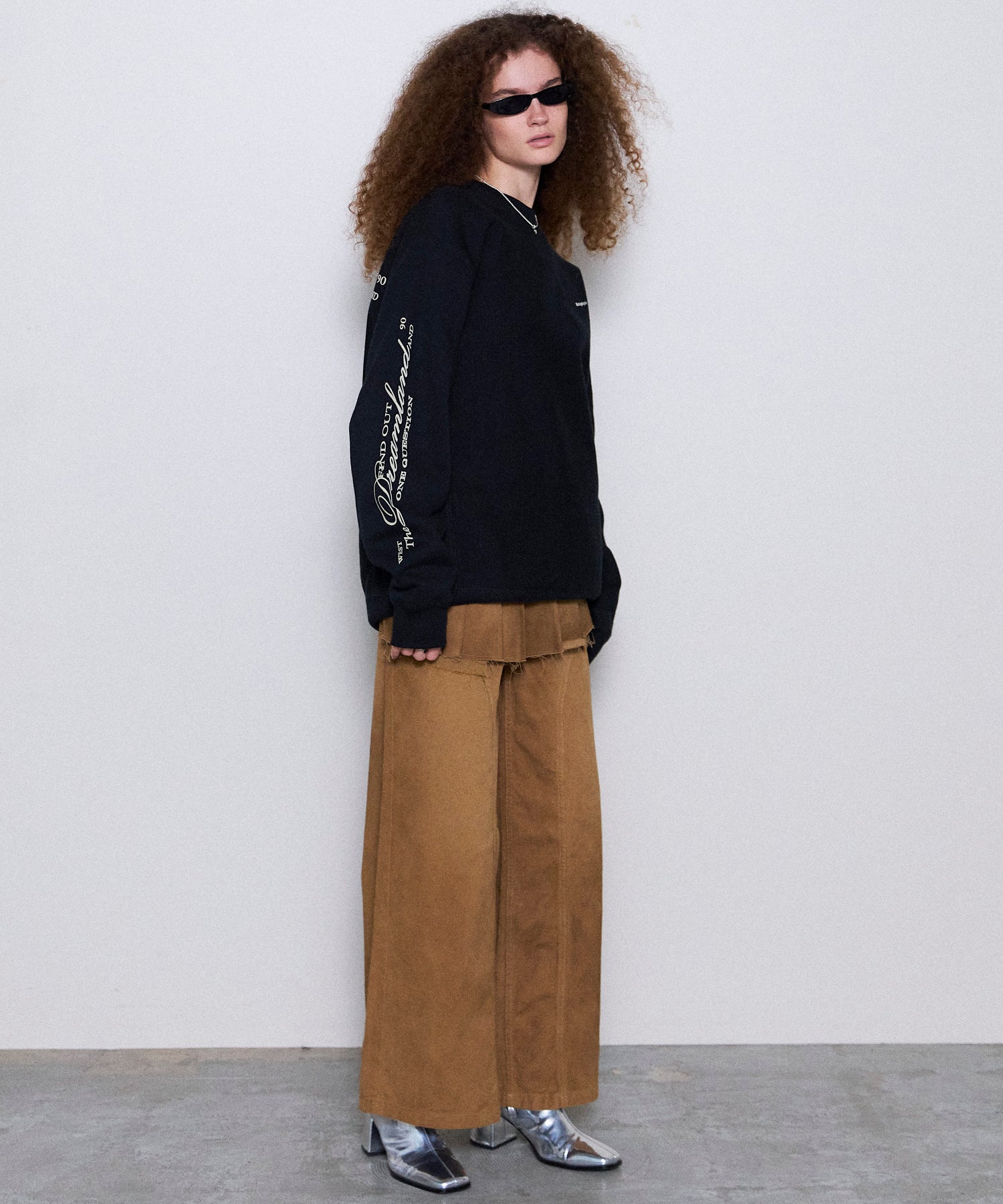 【24WINTER PRE-ORDER】Pleated Skirt Layered Pants