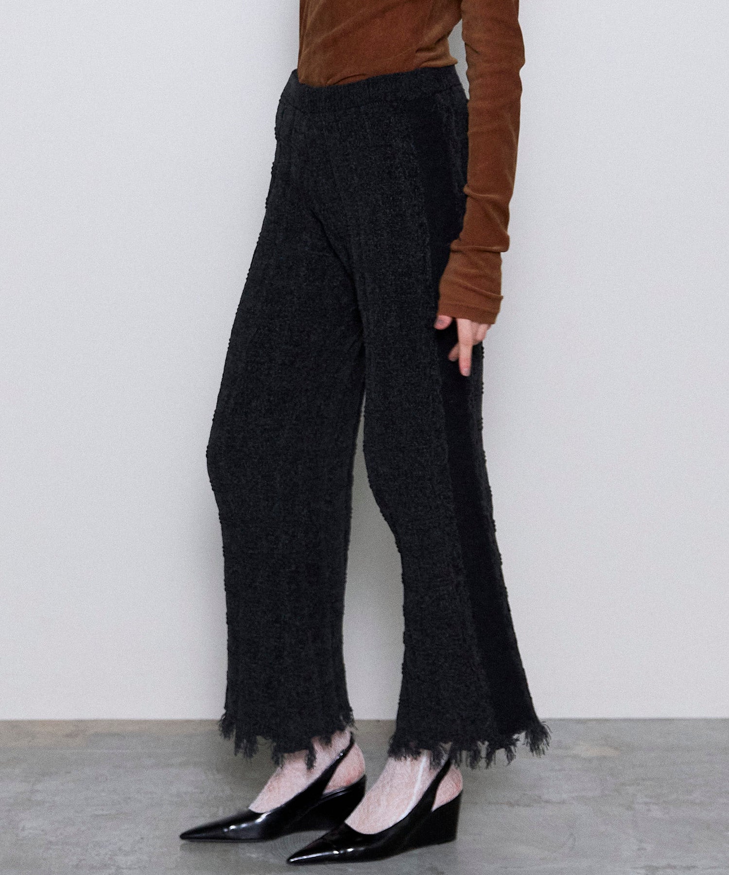 【24WINTER PRE-ORDER】Kable Knitting Border Pants