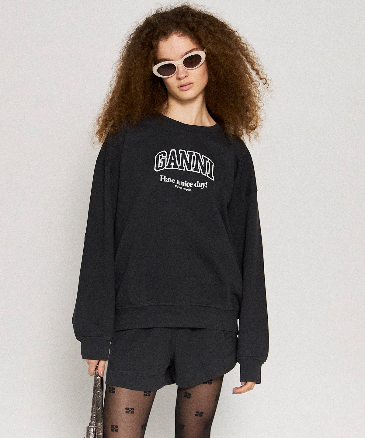 [GANNI] IROGIGANGIOVERSIZES SWEATSHIRT