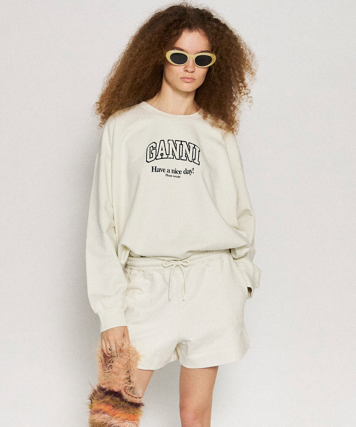 [Ganni] ISOLIGANNIOVERSIZEDSWEATSHIRT