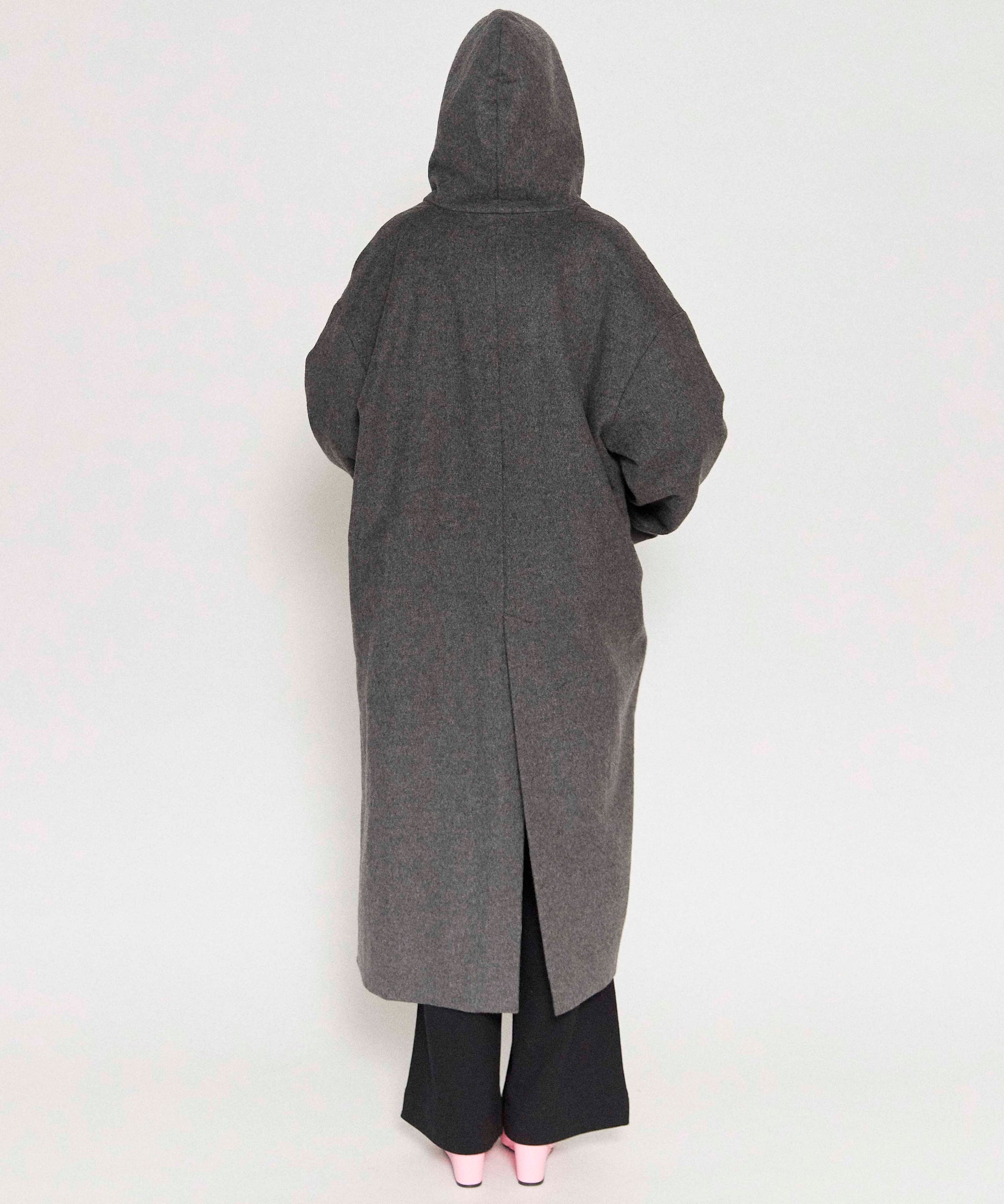 【24AUTUMN PRE-ORDER】Cashmere Beaver Processing Hood Coat