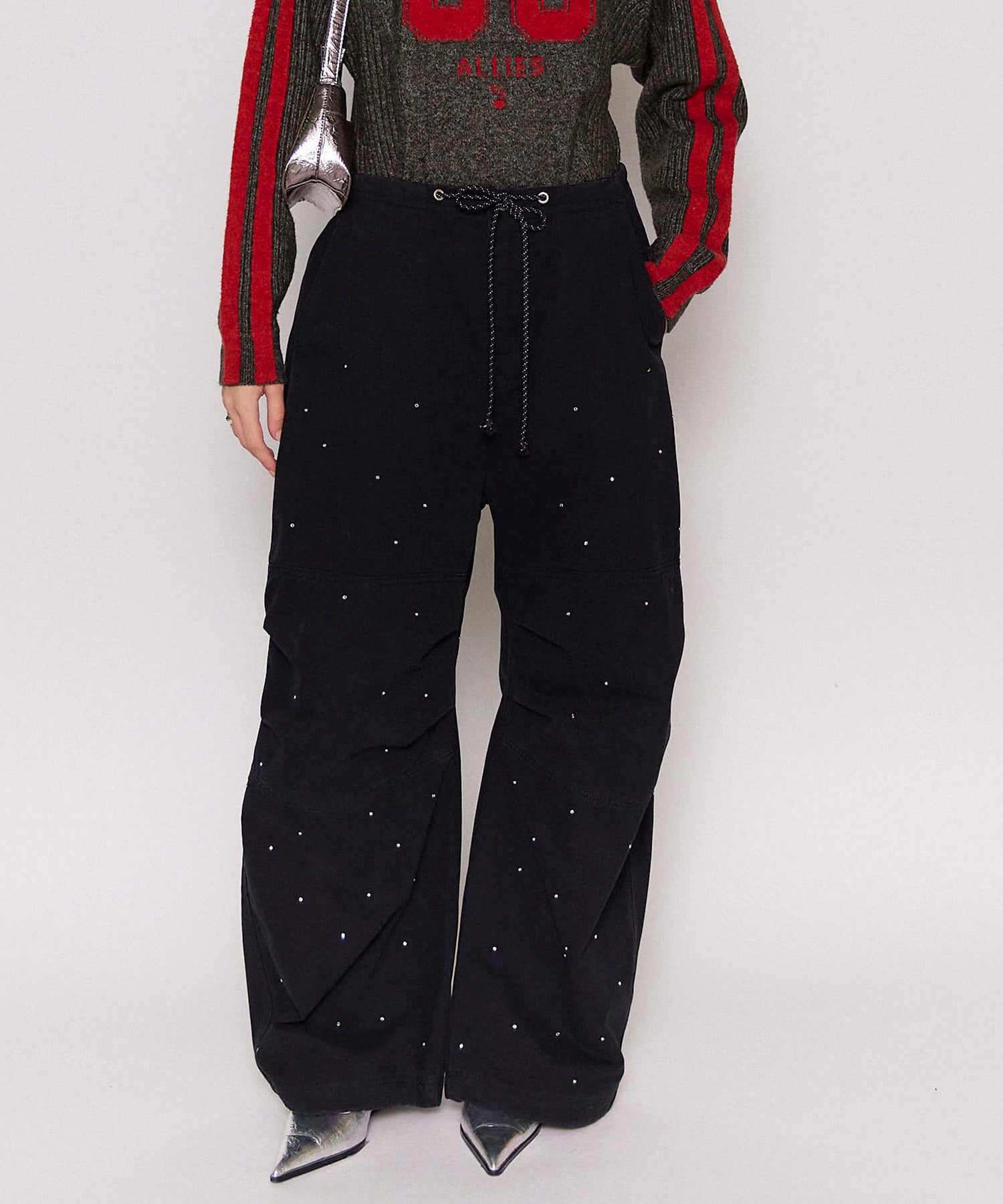 【24WINTER PRE-ORDER】Rhinestone Snow Pants