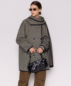 【24WINTER PRE-ORDER】Winter Scarf Tent Coat