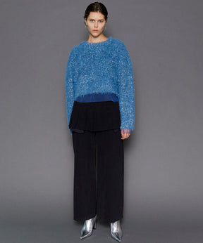 【24WINTER PRE-ORDER】Pleated Skirt Layered Pants