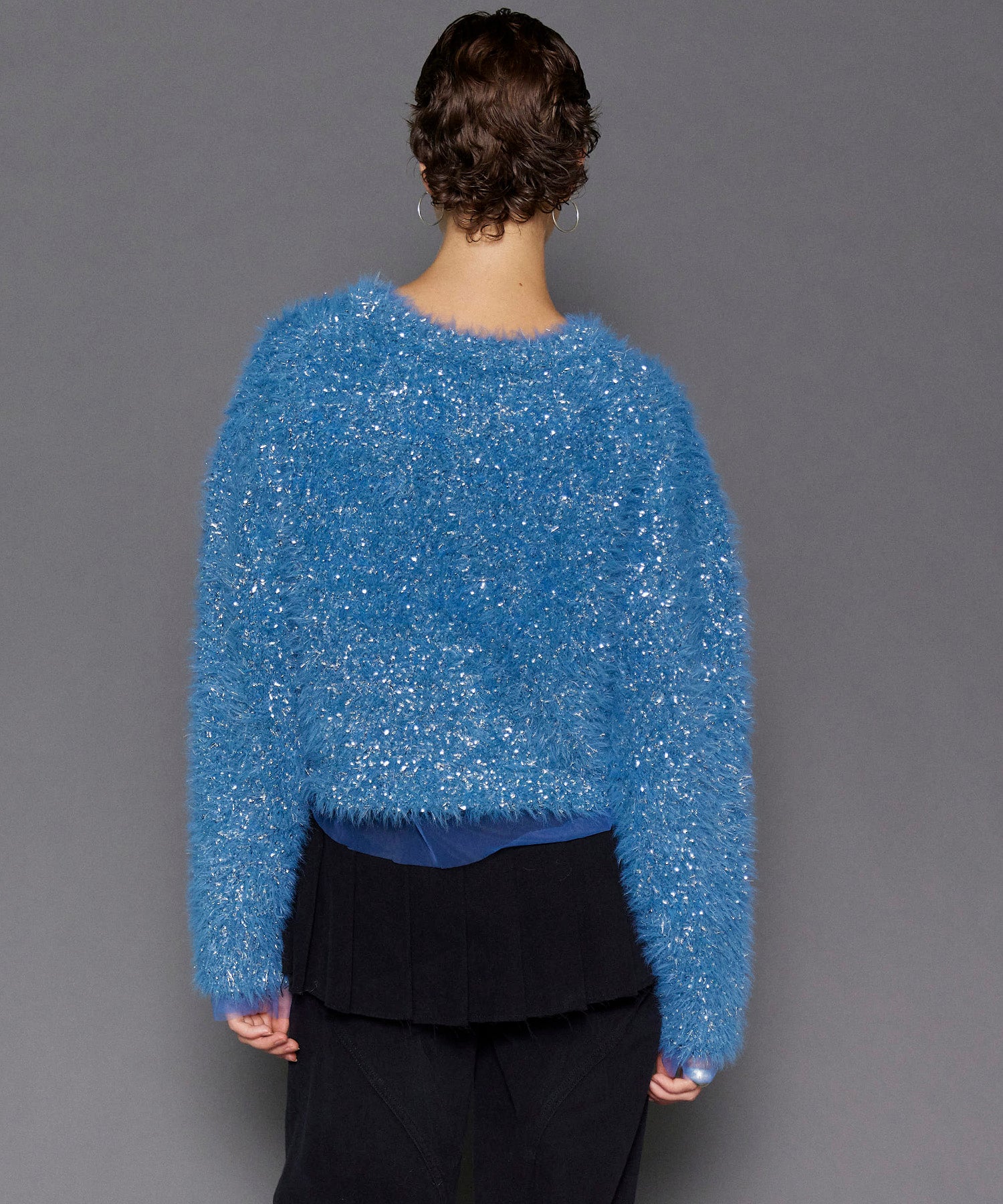 【24WINTER PRE-ORDER】Sparkling Shaggy Knit Pullover