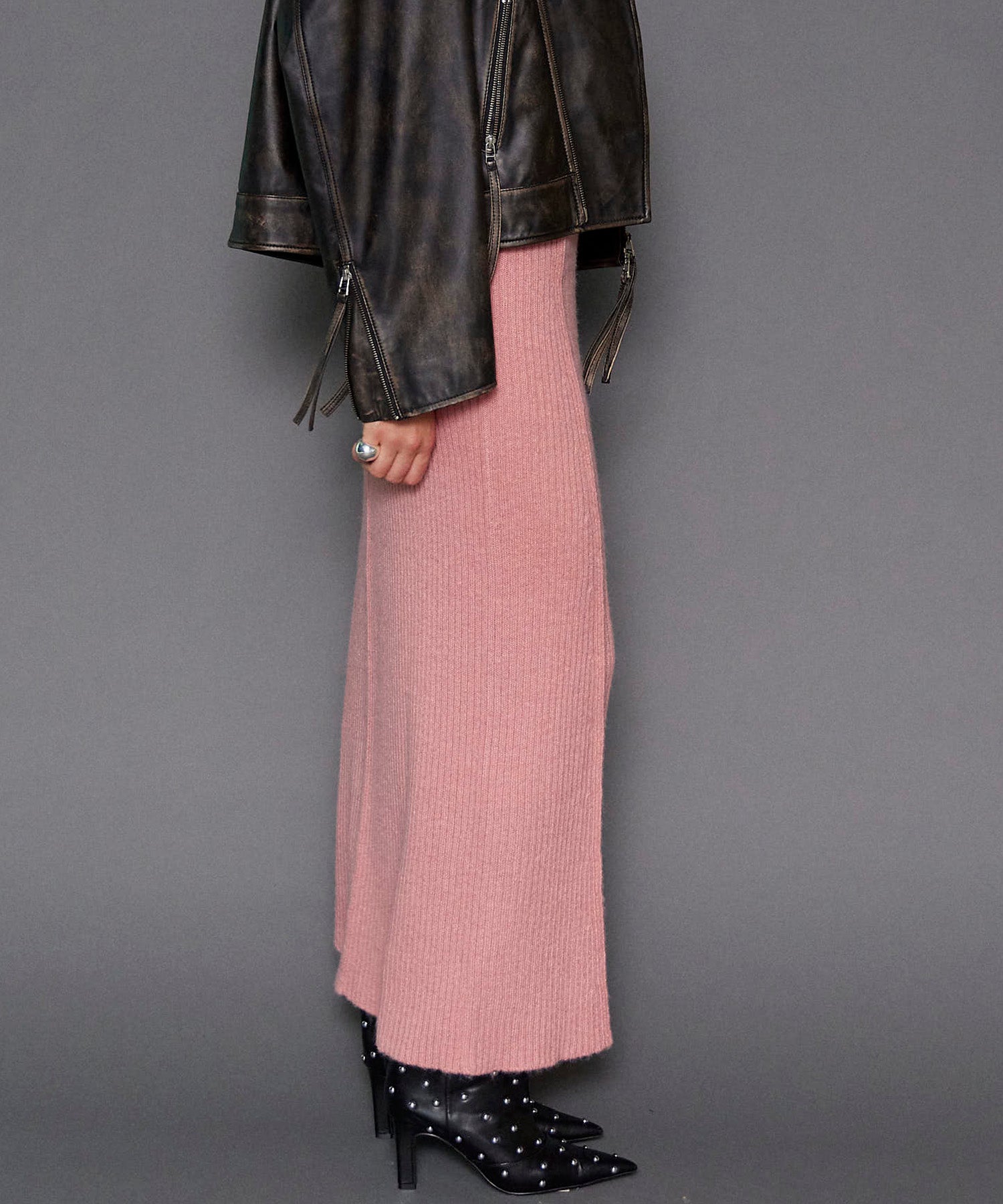 【24WINTER PRE-ORDER】Knit Maxi Length Skirt