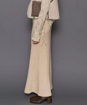 【24WINTER PRE-ORDER】Knit Maxi Length Skirt