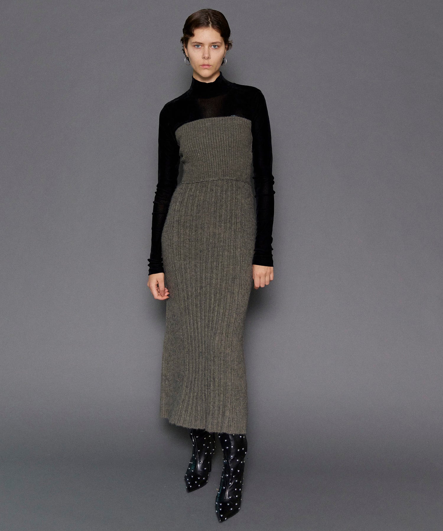 【24WINTER PRE-ORDER】Knit Maxi Length Skirt