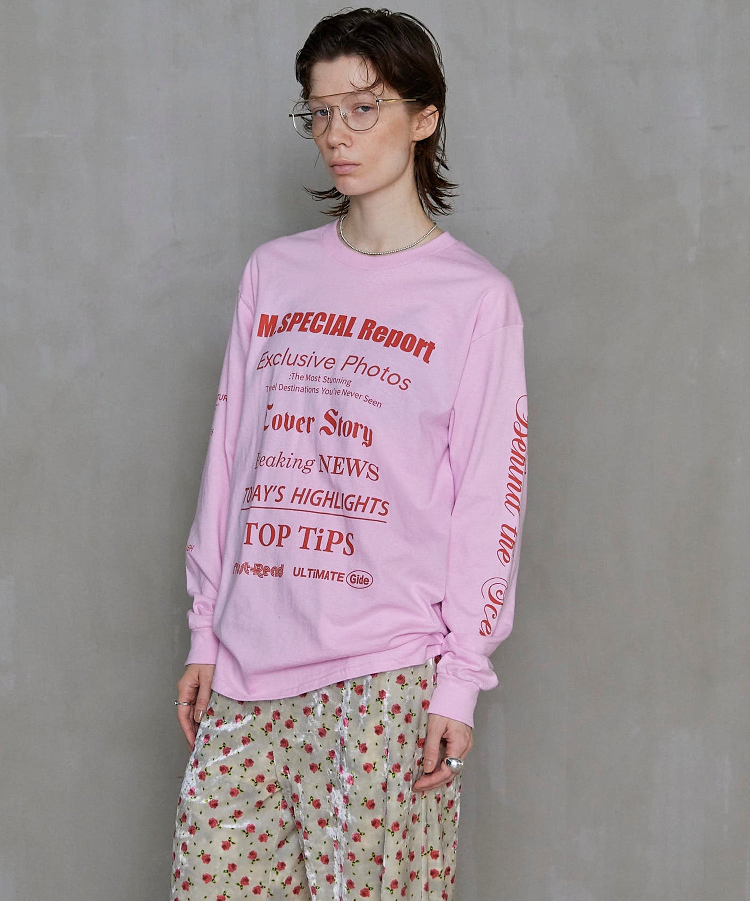 【PRE-ORDER】MAGAZINE HEADING Long Sleeve T-shirt