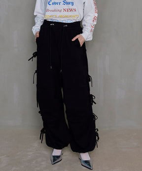 Side Ribbon Sweatpants