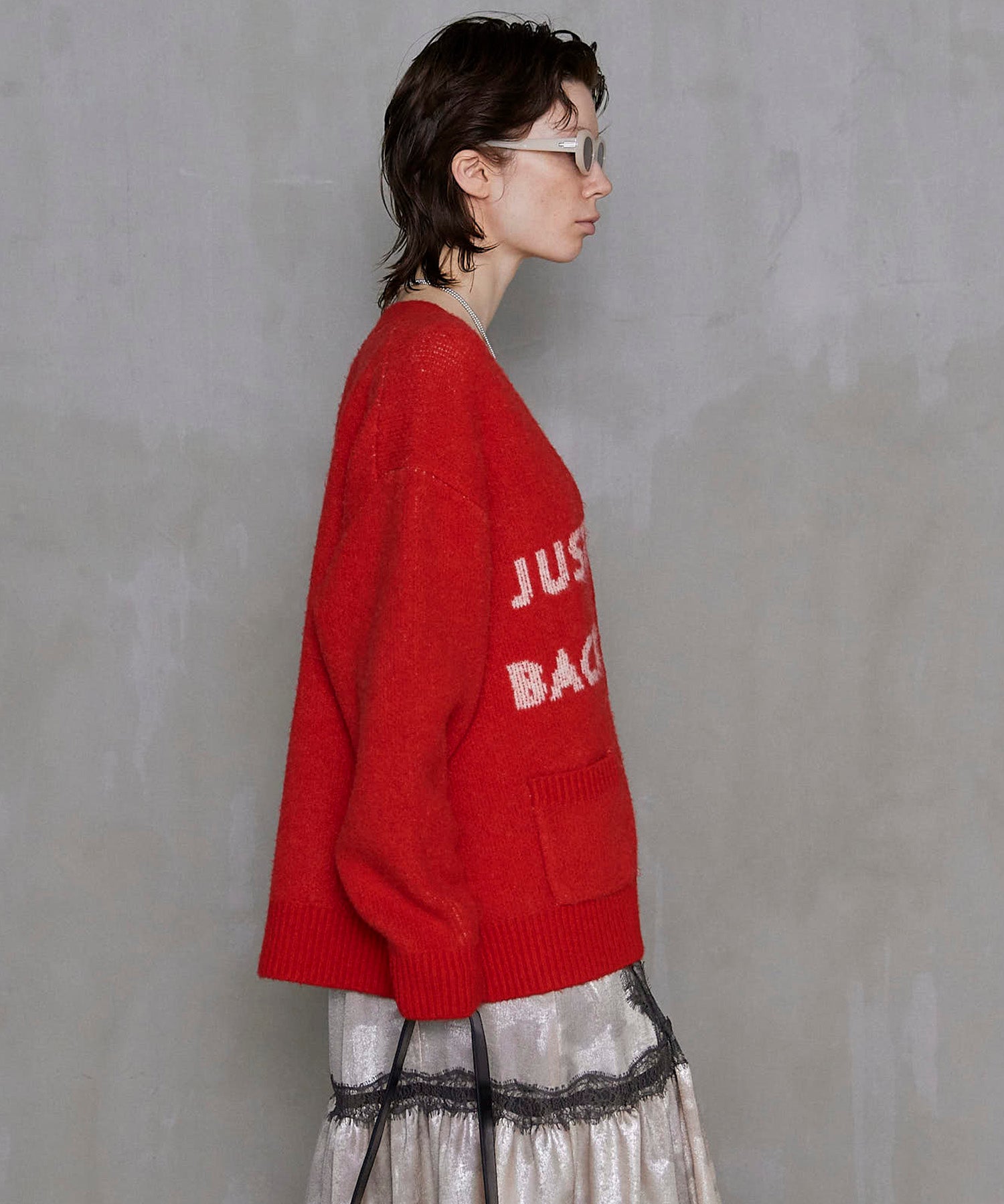 【PRE-ORDER】Logo Jacquard Knit Cardigan