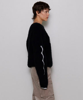 【PRE-ORDER】WELLBEING Logo Jacquard Knit Sweater