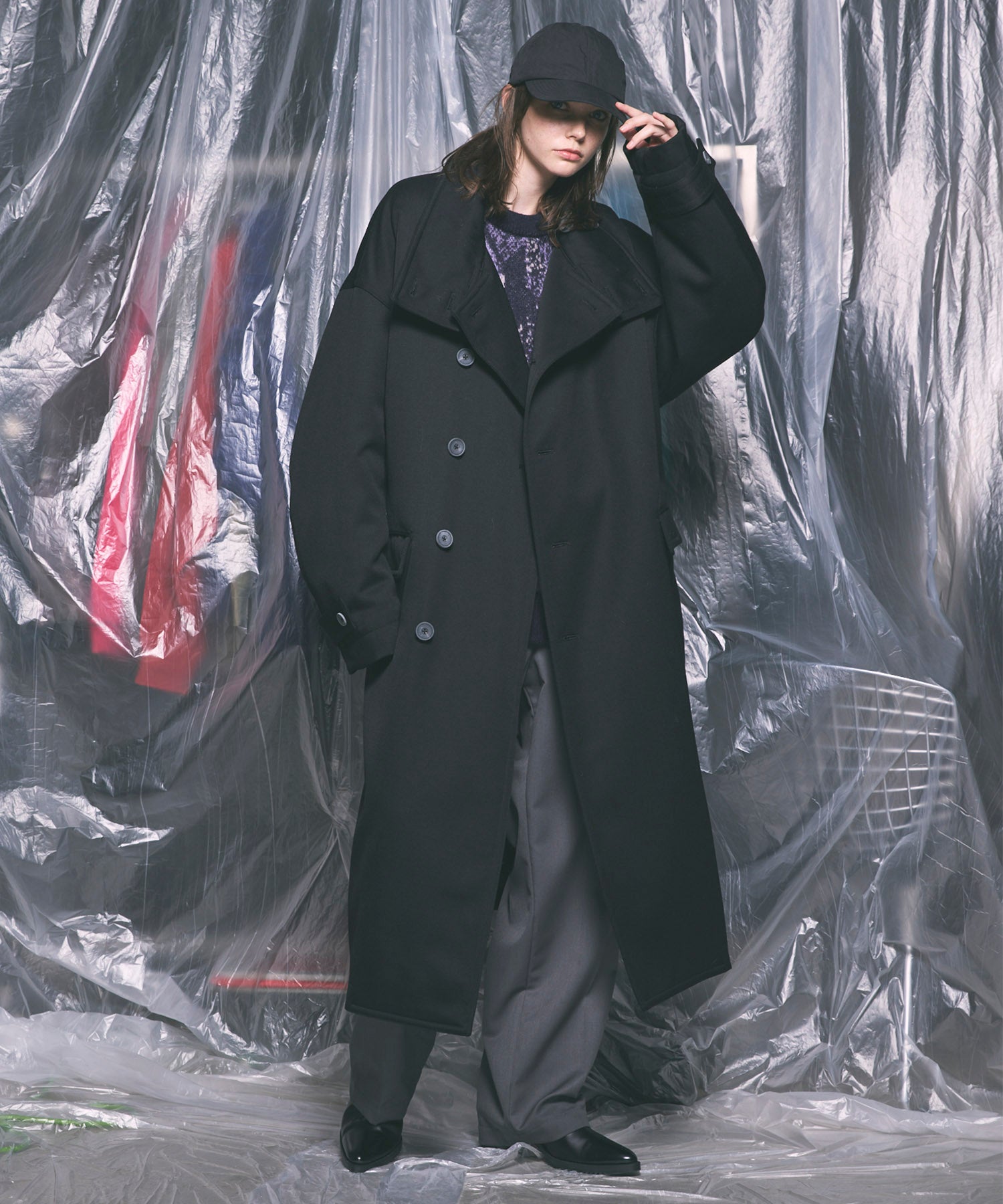 [9/27 (Fri) 12:00 Sales Start] [Italian Dead Stock Fabric] Prime-Over Stand Collar Coat