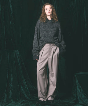 Wool Mix Prime Wide One-Tuck Wide Pants