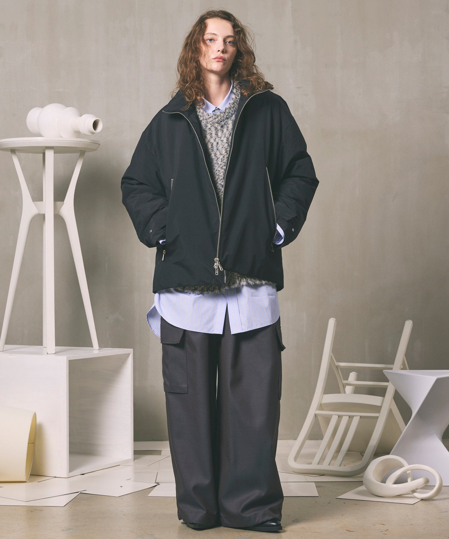 【24AW PRE-ORDER】【Foxfire for MAISON SPECIAL】「GORE-TEX」 Prime-Over Stand Collar Blouson