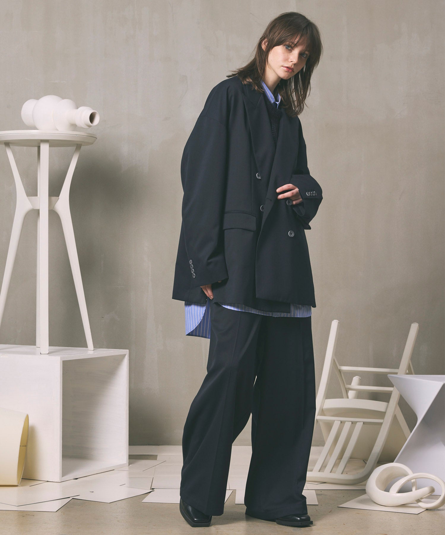 120/2 Suvin Cotton Typewriter  Prime-Over Shirt Coat