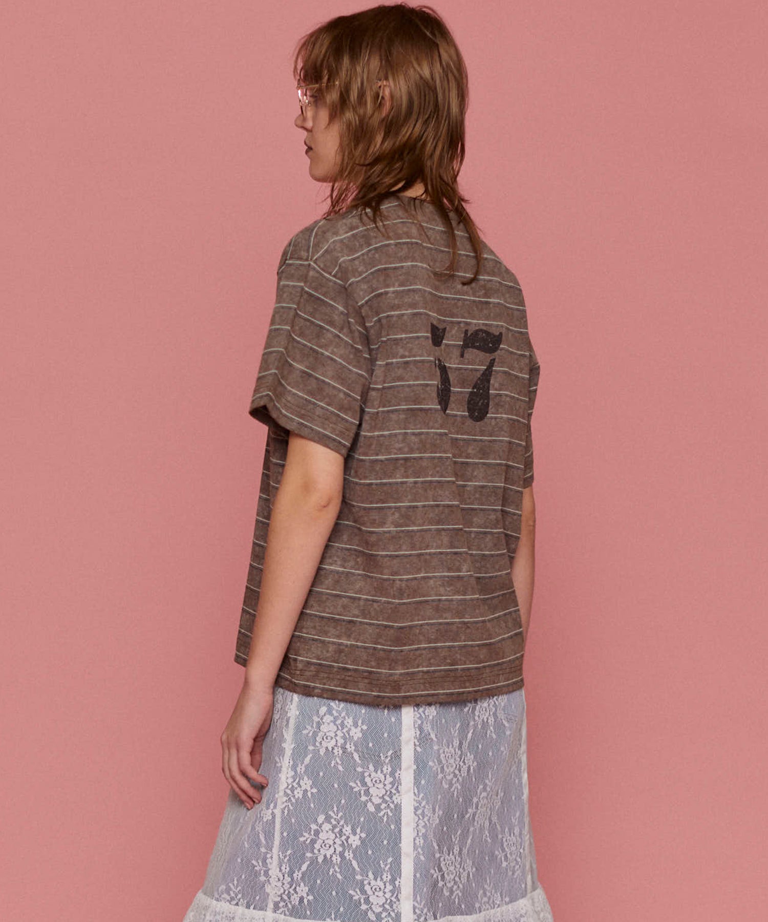 【25SPRING PRE-ORDER】Back Numbering Border T-shirt