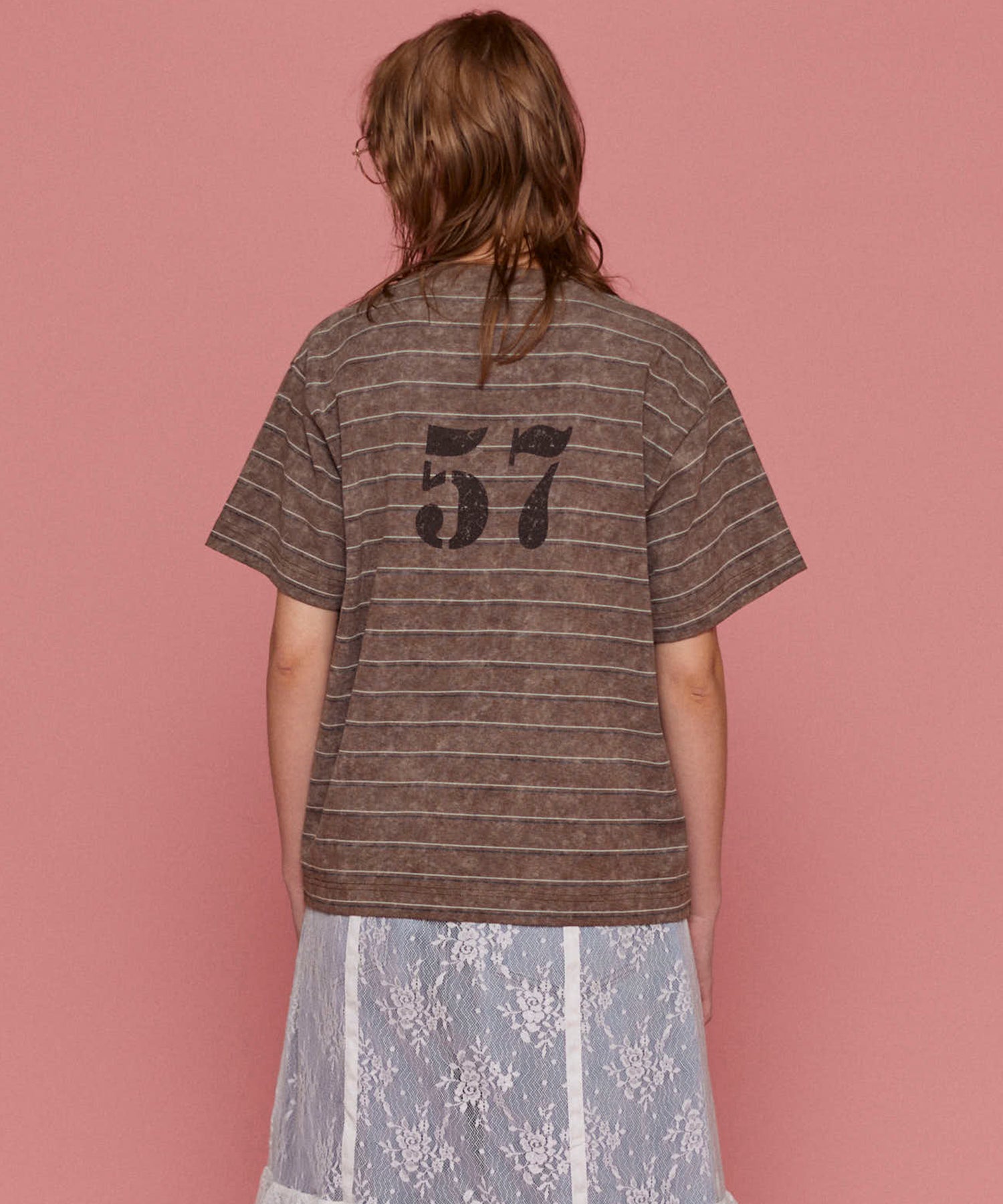 【25SPRING PRE-ORDER】Back Numbering Border T-shirt