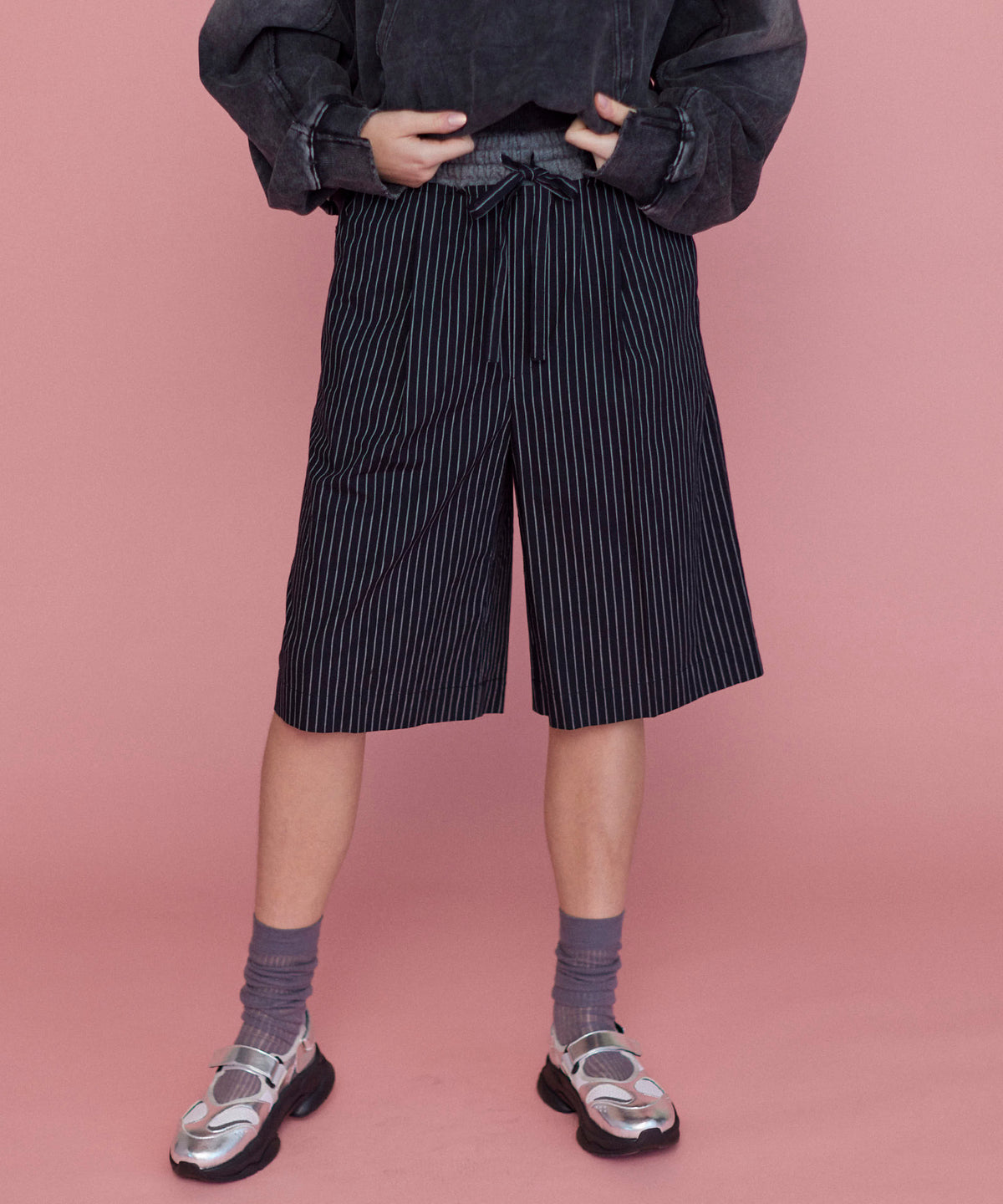 【25SPRING PRE-ORDER】Double Waist Easy Half Pants