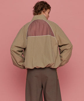 【25SPRING PRE-ORDER】Reversible Plaid Pattern Blouson