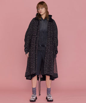 【25SPRING PRE-ORDER】Mesh Long Length Mods Coat