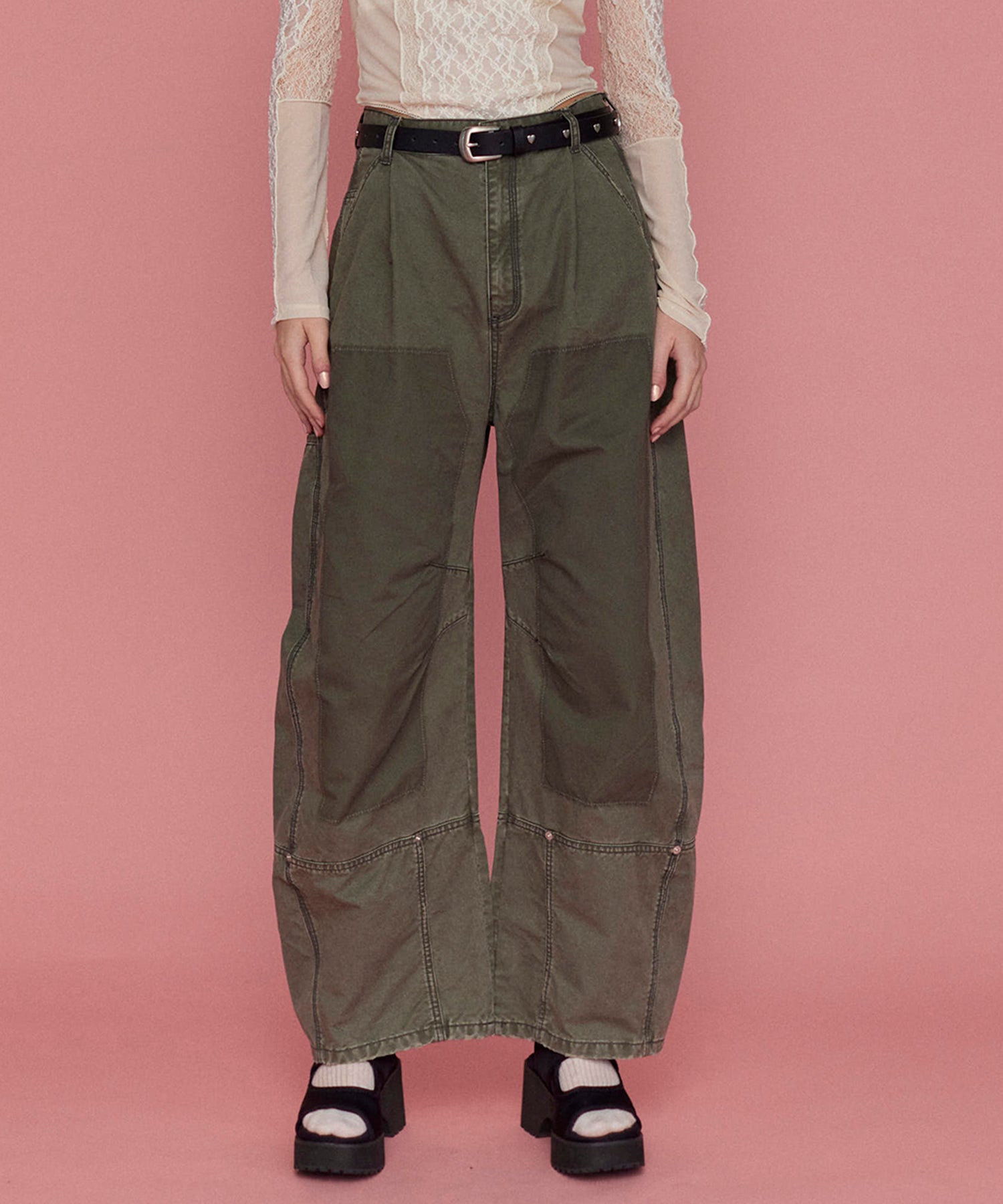 【25SPRING PRE-ORDER】Painter Military Curve Pants