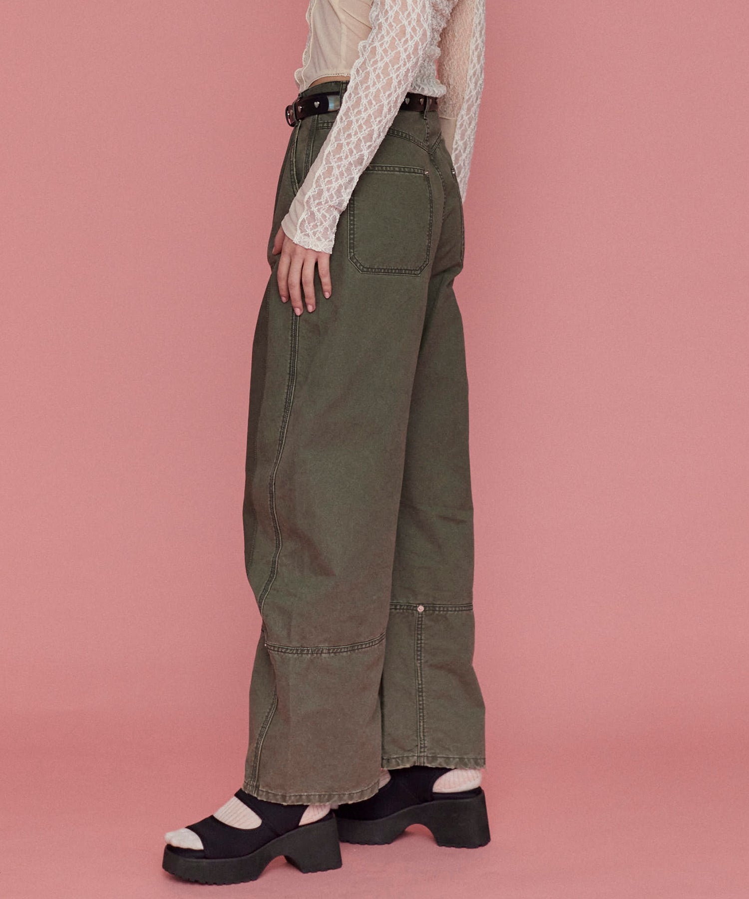 【25SPRING PRE-ORDER】Painter Military Curve Pants